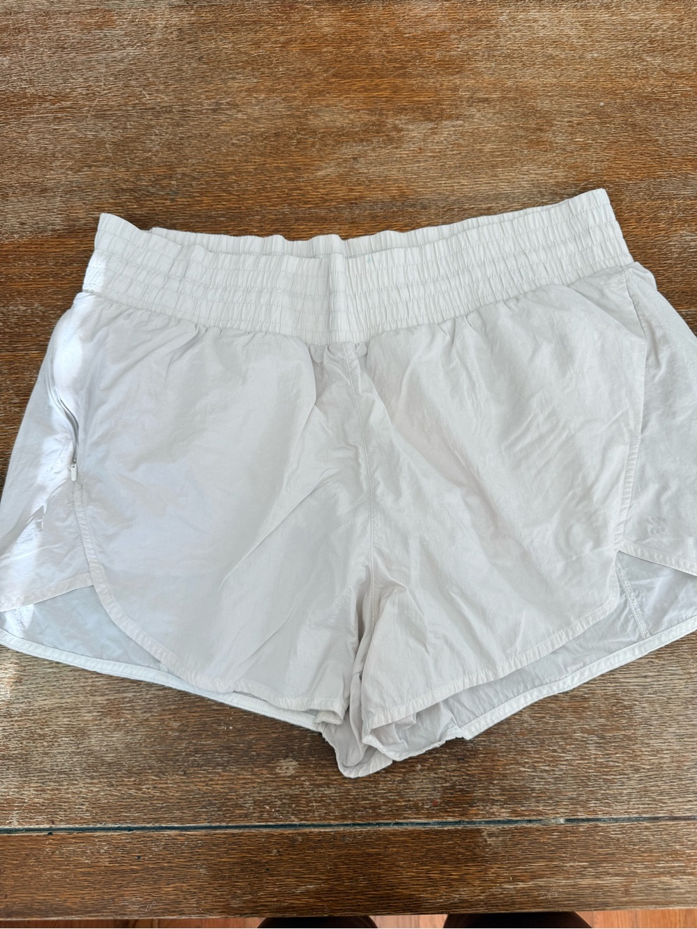 all in motion White Athletic Running Shorts with Elastic Waist
